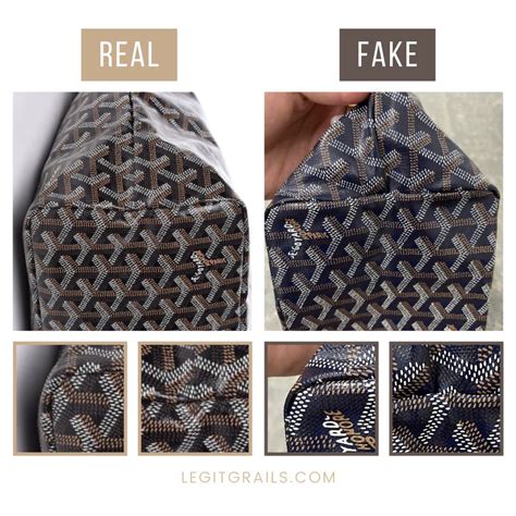 how to spot a fake goyard bag|legit check goyard tote.